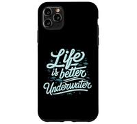 Life Is Better Underwater Scuba Diving Ocean Sea Carcasa para iPhone 11 Pro MAX