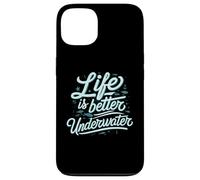 Life Is Better Underwater Scuba Diving Ocean Sea Carcasa para iPhone 13