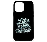 Life Is Better Underwater Scuba Diving Ocean Sea Carcasa para iPhone 13 Pro MAX
