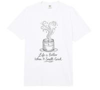 Life Is Better When It Smells Good Candle Maker Gift Comfort Colors Adult Heavyweight T-Shirt
