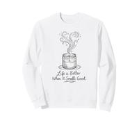 Life Is Better When It Smells Good Candle Maker Gift Sudadera