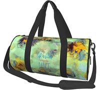 Life is Better When You Dance - Bolsa de Viaje para Equipaje, Bolsa de Lona Plegable para Deportes, Color marmoleado