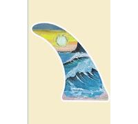 Life Is Better When You Surf Notebook - 6x9 Journal for Surfers - Retro Single Fin Surfer Girl Notebook - Surfer Gift for Men, Women & Teens