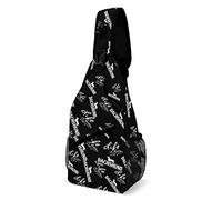Life is Better with A Dachshund Sling Bag Crossbody Backpack Travel Chest Daypack