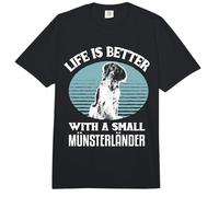Life is Better with a Kleine Münsterländer Hundehalter Comfort Colors Adult Heavyweight T-Shirt