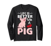 Life Is Better with A Pig Manga Larga