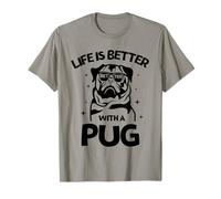 Life Is Better with a Pug New Year Pug Lovers tee Camiseta
