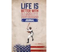 Life is Better with Baseball Journal.: Plan your week ahead with this Baseball Pad with day to day notes - 120 page lined pad.