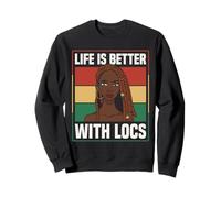 Life Is Better With Locs Black Girl Magic Pride Sudadera