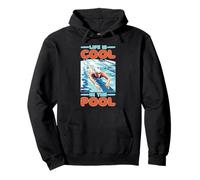 Life Is Cool In The Pool Natación de verano ---- Sudadera con Capucha