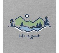 Life Is Good Camiseta Vintage con gráfico Crusher para Hombre, Camiseta de Senderismo Jake