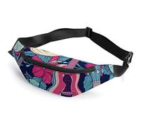 Life Is Good Dogs - Riñonera deportiva para adultos y niños para hombres y mujeres, Ukelele hawaiano, Talla única, Riñoneras