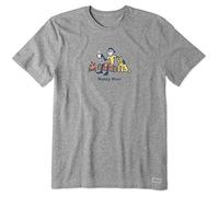 Life Is Good Vintage Crusher T-Shirt Jake and Rocket Lig Camiseta Unisex Adulto