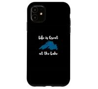Life is Great at The Lake Superior Graphic Carcasa para iPhone 11