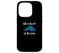 Life is Great at The Lake Superior Graphic Carcasa para iPhone 14 Pro