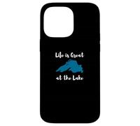 Life is Great at The Lake Superior Graphic Carcasa para iPhone 14 Pro MAX
