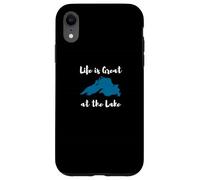 Life is Great at The Lake Superior Graphic Carcasa para iPhone XR