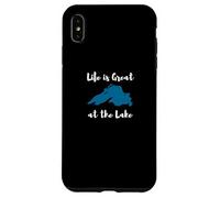 Life is Great at The Lake Superior Graphic Carcasa para iPhone XS MAX