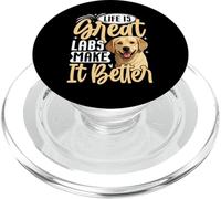 Life Is Great Labs Make It Better PopSockets PopGrip para MagSafe
