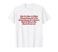 Life Is Like A Dick Shirt Y2k Aesthetic Trendy Camiseta