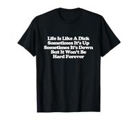 Life Is Like A Dick Shirt Y2k Aesthetic Trendy Camiseta