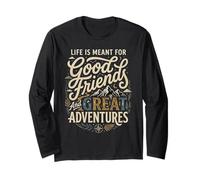 Life Is Meant For Good Friends and Great Adventures Manga Larga