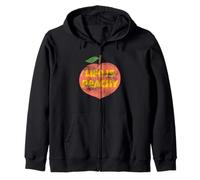 Life Is Peachy - Melocotón de Frutas Divertidas y envejecidas Sudadera con Capucha