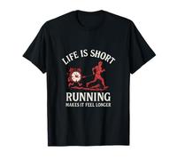 Life Is Short Running Makes It Feel Long Trail novedad Camiseta