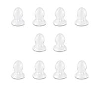 LIFE IS SIMPLE Ohrolive - Juego de 10 accesorios para auriculares en tamaño 4, para auriculares y tubos de sonido, neutro, transparente, se adapta a la oreja