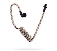 LIFE IS SIMPLE Tubo acústico de nailon | Accesorios de seguridad | Tubo acústico de policía | Auriculares para auriculares de seguridad, cierre de bayoneta, color: camuflaje