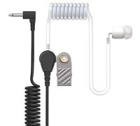 Life is Simple - Tubo de sonido para auricular (jack de 2,5 mm, con pinza de sujeción), color transparente