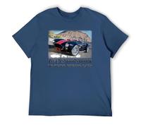 Life is Too Short to Drive Boring Cars - Camiseta vintage para hombre con diseño de coche musculoso Hotrod, Navy-style, 3XL