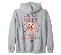 Life Isn'T But My Dog Is - Golden Retriever Sudadera con Capucha