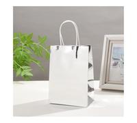 Life-Laser - Bolsas de regalo brillantes para fiestas de cumpleaños, regalos de embalaje, juguetes dulces, papel reutilizable, 10 unidades, 24 piezas (blanco, 10 unidades_18,5 x 9,5 x 25,5 cm)