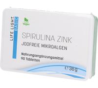 Life Light Zinc Spirulina - Sin Levadura - 90 comprimidos Life Light