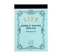 Life Noble Memos Encuadernado en los mejores cuadernos: 3-1/2 in. x 5 in. (Cubierta azul, páginas alineadas)