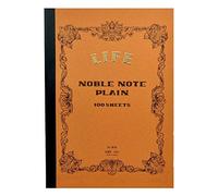 Life Noble Notes Encuadernado en cuadernos cosidos laterales: 7 in. x 10 in. (Cubierta marrón, páginas en blanco)