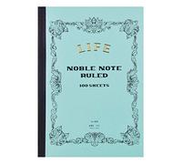 Life Noble Notes Encuadernado en cuadernos cosidos laterales: 8 in. x 12 in. (Cubierta azul, páginas alineadas)