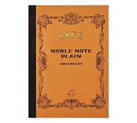 Life Noble Notes Encuadernado en cuadernos cosidos laterales: 8 in. x 12 in. (Cubierta marrón, páginas en blanco)