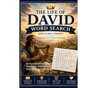 Life of David Word Search Puzzle Book: 64 Puzzles Following David from the Shepherd's Field to the Throne of Israel with King James References and Answer Keys (The Complete Bible Puzzle Series)