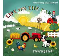 Life on the farm: Coloring book for Kids Boys & Girls | Easy animals and places pictures| Farm gift for Toddlers