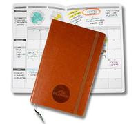 Life Planner, agenda motivacional Made in Italy, agenda de 16 meses, de septiembre de 2025 a diciembre de 2026, planificador semanal y mensual, espacios dedicados a pensamientos y reflexiones (vintage