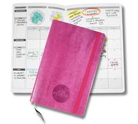 Life Planner, agenda motivacional Made in Italy, agenda de 16 meses, de septiembre de 2025 a diciembre de 2026, planificador semanal y mensual, espacios dedicados a pensamientos y reflexiones (Dark