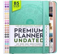 Life Planner - Agenda semanal y mensual de lujo sin fecha, un viaje de 12 meses para aumentar la productividad | Organizador de vida, diario de gratitud, planificador de agenda, lista de tareas, caja