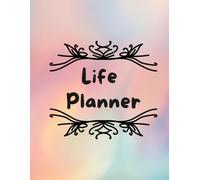 Life Planner: Colorful Pastel Fill in Yourself dates