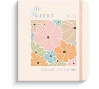 Life Planner Pastel flowers 26/27: Schuljahresplaner 2026/2027