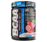Life Pro BCAA 2.1.1 500g | Aminoácidos Ramificados ratio 2.1.1 | Evita el catabolismo | Mejoran y Aceleran la Recuperación