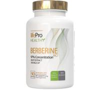Life Pro Berberina 500mg hasta 1500mg pura, Alta concentración Berberina HCl 97%, Apoyo en resistencia a la insulina y perfil lipídico saludable, Pureza certificada en España, Vegano