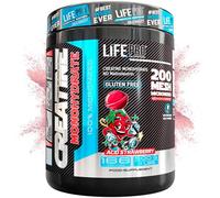 Life Pro Creatina Monohidratada 200 Mesh Micronizada, Creatina Polvo con 99.9% Pureza, Aumenta Resistencia y Fuerza, Absorción Rápida, Entrenamiento y Rendimiento Deportivo (500g, Ácid Strawberry)