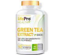 Life Pro Green Tea + EGCG 90 Caps. | Té Verde con un 98% de Polifenoles | Dosis elevada | Fabricado en España